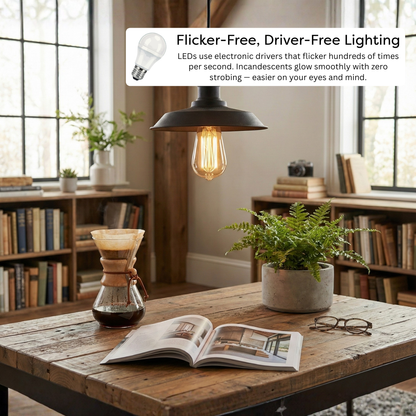 100% Amber Incandescent Bulbs