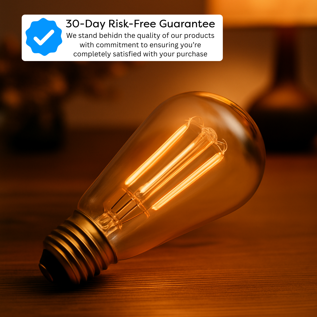 100% Amber Incandescent Bulbs