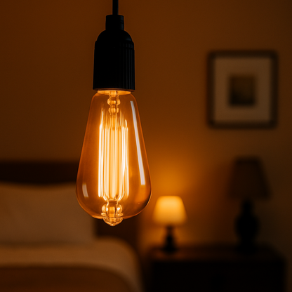 100% Amber Incandescent Bulbs