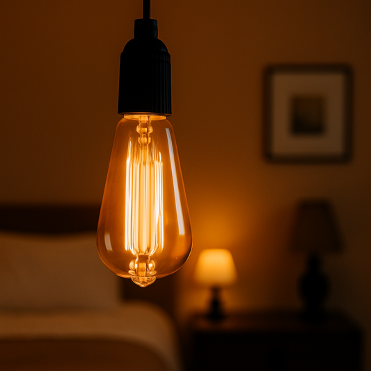 100% Amber Incandescent Bulbs