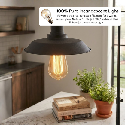 100% Amber Incandescent Bulbs